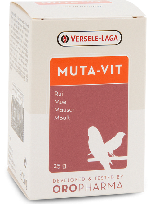 E-shop Versele Laga Oropharma Muta Vit - zmes vitamínov a aminokyselín pre vtáky 25g