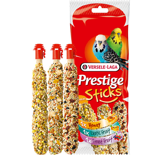 Maškrta Versele Laga Prestige Sticks Budgies - triple pack 3ks 90g