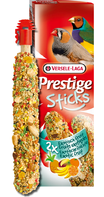 E-shop Maškrta Versele Laga Prestige Sticks Finches Exotic Fruit 2ks 60g