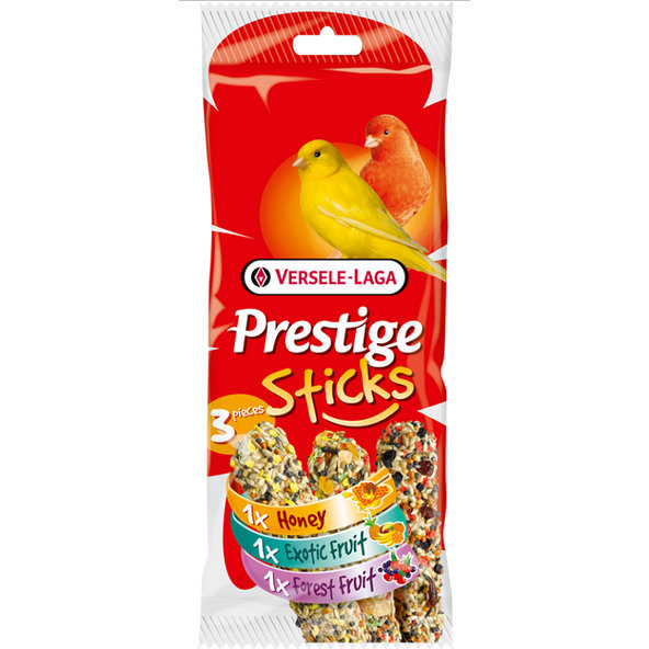 Maškrta Versele Laga Prestige Sticks pre kanáriky Triple Variety Pack 3ks 90g