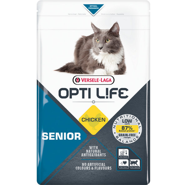 Versele Laga Opti Life Cat Senior granule pre mačky 2,5kg
