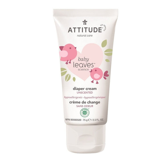 ATTITUDE Zinkový krém na zapareniny Baby leaves bez vône 75 ml