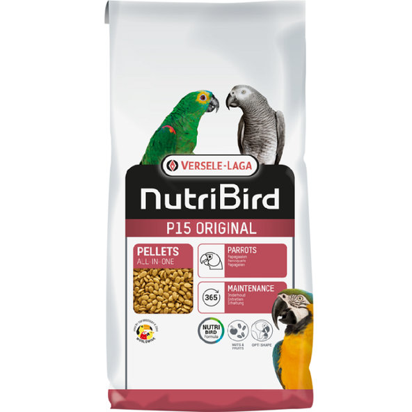 Versele Laga NutriBird P15 Original - pelety pre veľké papagáje 3kg