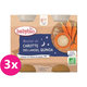3x BABYBIO Večerné menu mrkvové Mouliné a quinoa (2x 200 g)