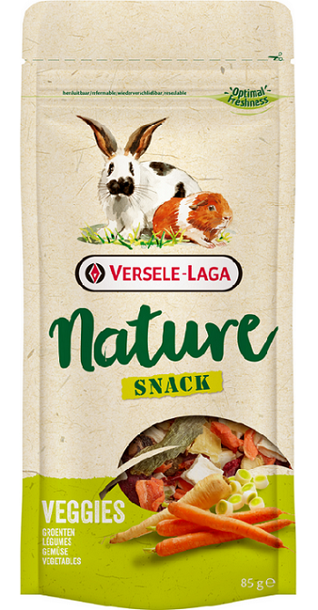 E-shop Maškrta Versele Laga Nature Snack Veggies pre hlodavce - zelenina 85g