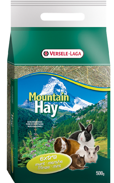 E-shop Versele Laga Mountain Hay - seno pre hlodavce s lístkami mäty 500g
