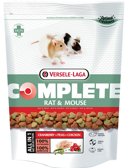 E-shop Versele Laga Complete Rat & Mouse extrudované pelety pre potkanov a myši 500g