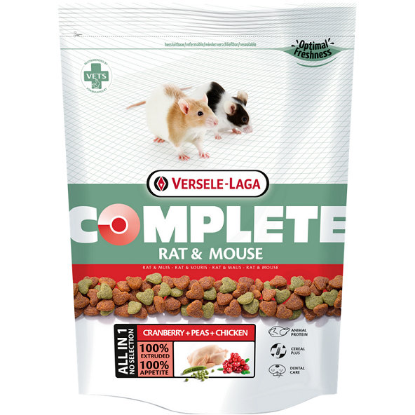 Versele Laga Complete Rat & Mouse extrudované pelety pre potkanov a myši 500g
