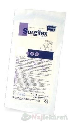E-shop Surgilex rukavice latexové veľ. 8,5 nepudrované, sterilné 1pár