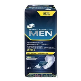 TENA Men Level 2, inkontinenčné vložky, 20ks