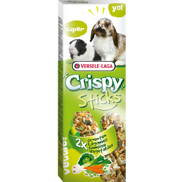 Maškrta Versele Laga Crispy Sticks králik/morča - so zeleninou 2ks 110g