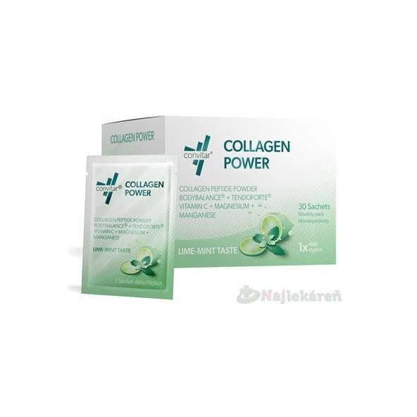 CONVITAR Collagen Power- svaly, šľachy a väzivá, 30 vrecúšok