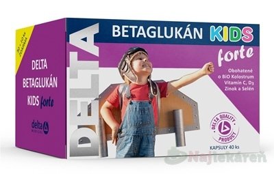 E-shop DELTA BETAGLUKÁN KIDS forte, 40 cps