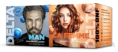 E-shop DELTA MAN & LA FEMME COLLAGEN DUO PACK rozpustný kolagén