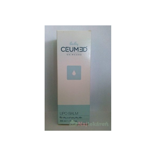 Ceumed Baby Lipo Balm na suchú pokožku 200ml