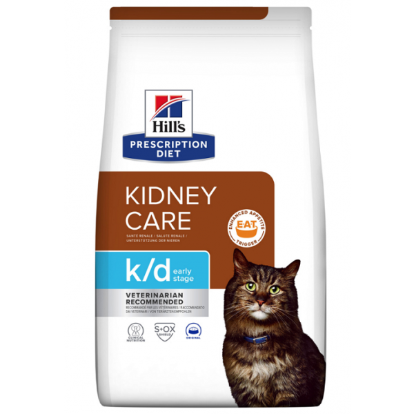 E-shop HILLS PD Feline k/d Early Stage Dry granule pre mačky 1,5kg