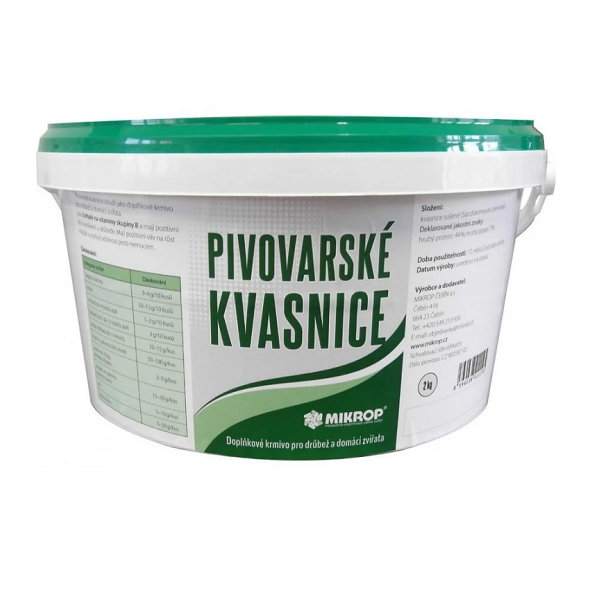 MIKROP Pivovarské kvasnice pre hydinu a hospodárske zvieratá 2kg
