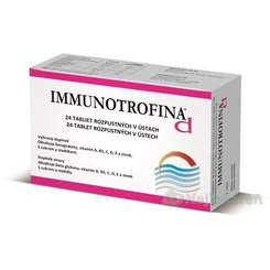 IMMUNOTROFINA d, tbl rozpustné v ústach, 24ks