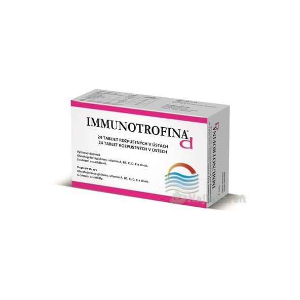 IMMUNOTROFINA d, tbl rozpustné v ústach, 24ks