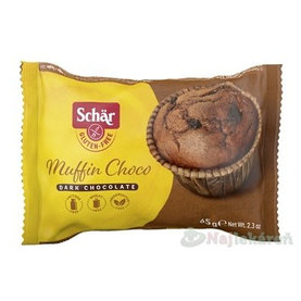 Schär MUFFIN CHOCO jemné pečivo bezgluténové, kakaové 65 g