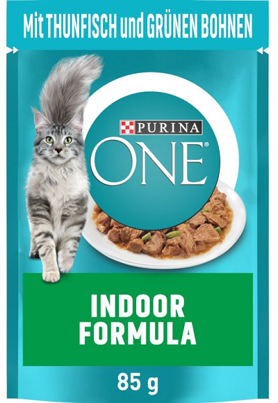 E-shop PURINA ONE cat Indoor mini filetky s tuniakom kapsičky pre mačky 26x85g