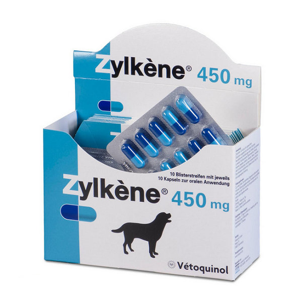 Zylkéne proti stresu pre psy a mačky 450mg 10x10cps