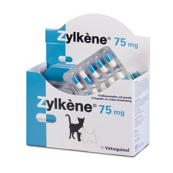 Zylkéne proti stresu pre psy a mačky 75mg 10x10cps