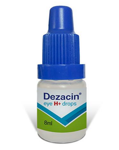 E-shop Dezacin eye H+ drops očné kvapky pre psy a mačky 8ml