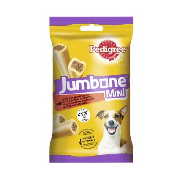 Maškrta PEDIGREE Jumbone Mini s hovädzím mäsom 8x160g