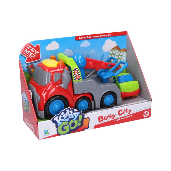 WIKY Kiddy Auto odťahovka s efektmi auto 6,5 cm 18m+
