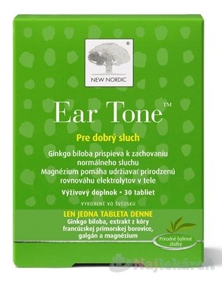 E-shop NEW NORDIC Ear Tone pre dobrý sluch 30tbl