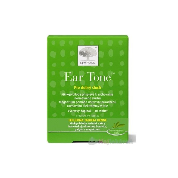 NEW NORDIC Ear Tone pre dobrý sluch 30tbl