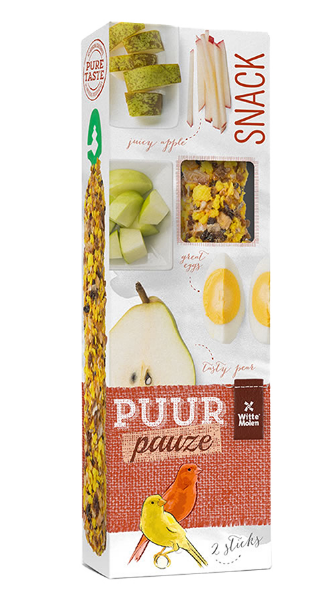 E-shop PUUR pauze seed sticks canary - lahodné tyčinky s jablkom a hruškou 60g