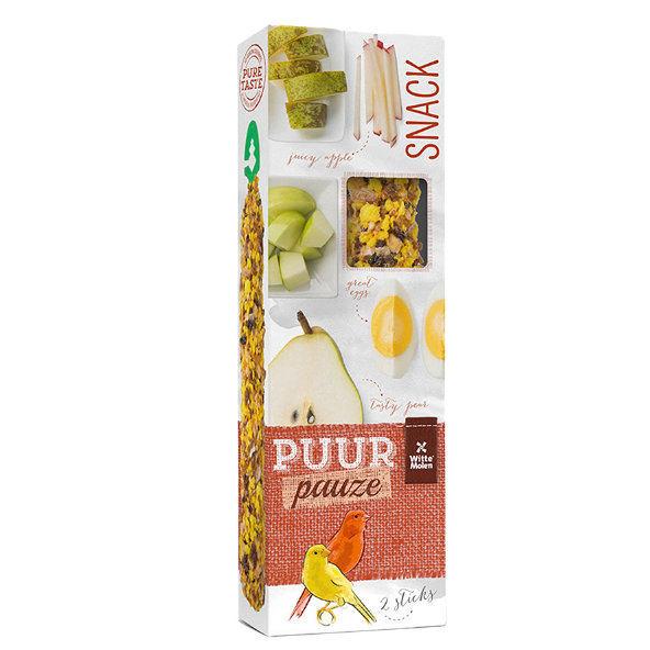 PUUR pauze seed sticks canary - lahodné tyčinky s jablkom a hruškou 60g
