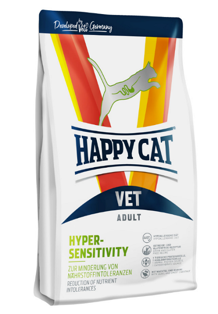 E-shop Happy Cat VET DIET - Hypersensitivity - granule pre mačky pri potravinovej alergii 1kg