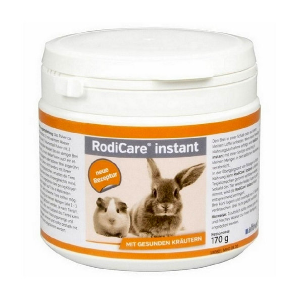 RodiCare instant doplnkové krmivo pre králiky a hlodavce 170g