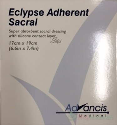 E-shop Eclypse Adherent Sacral krytie na rany superabsorpčné 17x19cm, 10ks