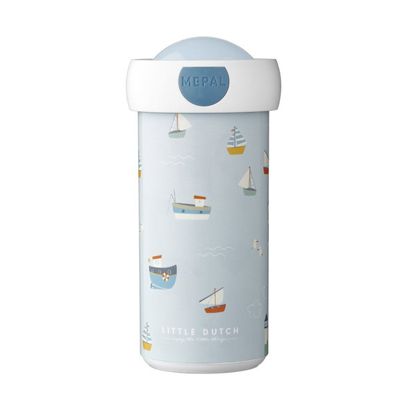 LITTLE DUTCH Fľaša na pitie 300 ml Námornícky záliv
