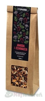E-shop FYTO JAHODA A ECHINACEA ovocno-bylinný čaj sypaný 100 g
