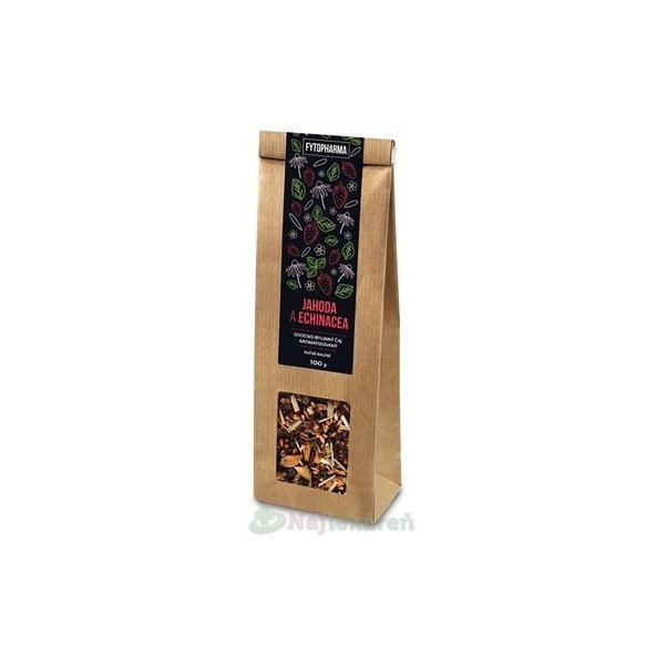 FYTO JAHODA A ECHINACEA ovocno-bylinný čaj sypaný 100 g