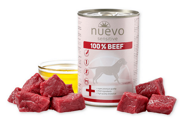 E-shop NUEVO dog Sensitive 100% Beef konzervy pre psy 6x400g
