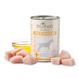 NUEVO dog Sensitive 100% Chicken konzervy pre psy 6x400g