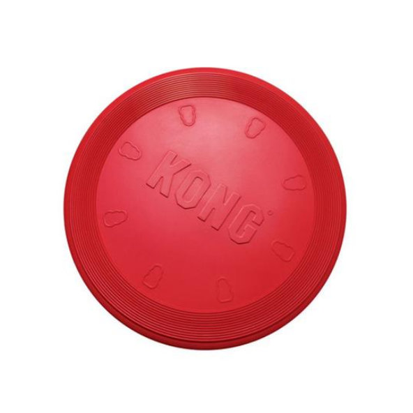 Hračka Kong Dog Classic Flyer frisbee, červený, guma prírodná, L