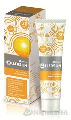 E-shop ALLERSUN krém na liečbu alergie na slnko, 100ml