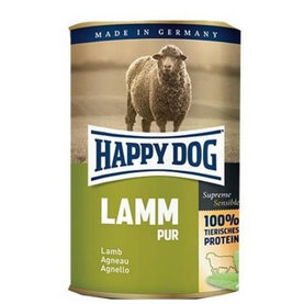 Happy Dog PREMIUM - Fleisch Pur -  jahňacie mäso konzerva pre psy 400g
