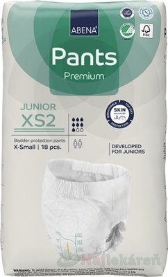 E-shop ABENA Pants Premium JUNIOR, navliekacie nohavičky (veľ. XS2), 18ks