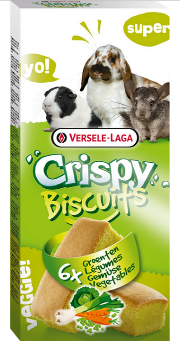 E-shop Maškrta Versele Laga Crispy Biscuits Vegetables - so zeleninou 6ks 70g