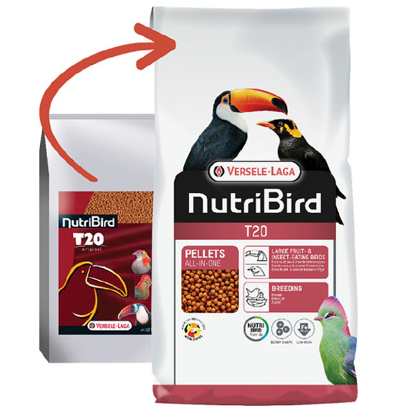 Versele Laga NutriBird T20 - pre ovocnomilné druhy vtákov 10kg