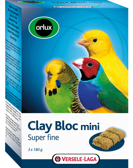 E-shop Versele Laga Orlux Clay Bloc Mini - pre menšie druhy vtákov 540g