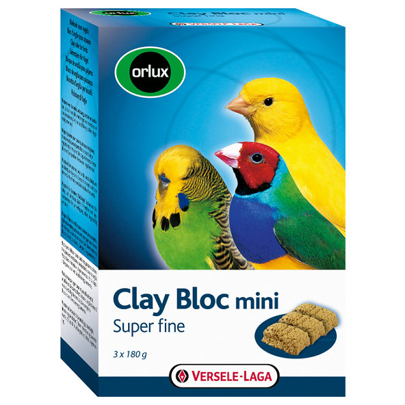 Versele Laga Orlux Clay Bloc Mini - pre menšie druhy vtákov 540g